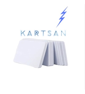 Kartsan PVC BOŞ BEYAZ KART 760MC 250 ADET
