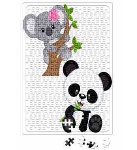 Baby Coala E Baby Panda Puzzle 240 Parça Yapboz