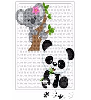 Baby Coala E Baby Panda Puzzle 240 Parça Yapboz