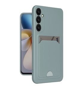 Samsung Galaxy A26 Kılıf Kelvin Kartvizitli Silikon - Açık Yeşil