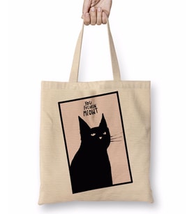 Cats Kedi 02 Bez Çanta Uzun Saplı