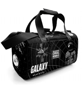 Coral High Erkek Çocuk Spor ve Seyahat Çantası - Siyah Galaxy Uzay Desenli - 27526