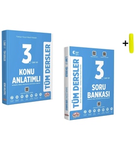 Editör 3. Sınıf Tüm Dersler Maarif Model Konu Anlatımlı Ve Soru Bankası