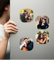 Kişiye Özel Ahşap Fotoğraflı UV Baskılı Magnet