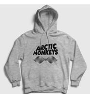 Presmono Unisex Gri Cover Arctic Monkeys Kapüşonlu Sweatshirt 12992tt (Gri)