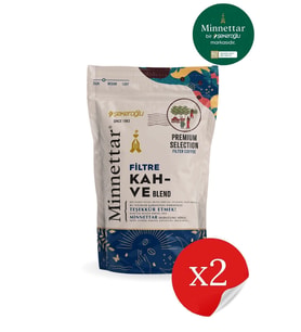Minnettar Filtre Kahve 2 x 165 gr ( 2 PAKET )
