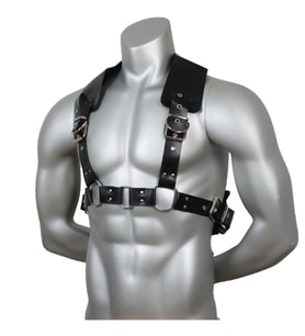 Erkek Deri Göğüs Harness Omuz ve Göğüs Aksesuarı