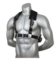 Erkek Deri Göğüs Harness Omuz ve Göğüs Aksesuarı