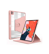 Apple iPad Pro 11 2020 (2.Nesil) Uyumlu Kılıf Zore Nayn Dönebilen Standlı Kılıf (Pembe)