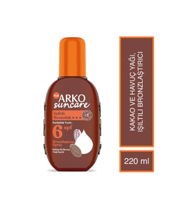 Arko Suncare Spf6 Bronzlastırıcı Sprey 220 ml