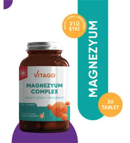 Vitago Premium Magnezyum Complex İçeren Tablet Takviye Edici Gıda 30'lu
