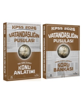 CBA Akademi 2026 KPSS Vatandaşlığın Pusulası Konu ve Soru Seti 2 Kitap