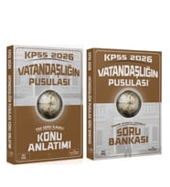 CBA Akademi 2026 KPSS Vatandaşlığın Pusulası Konu ve Soru Seti 2 Kitap