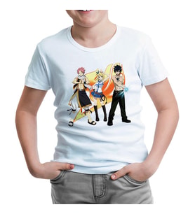 Fairy Tail 1 Beyaz Çocuk Tshirt