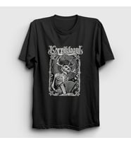 Presmono Unisex Siyah Accordion Korpiklaani T-Shirt 393537tt