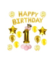 Happy Bırthday Doğum Günü Süslemeleri 1 Yaş