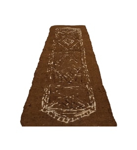 Eskitme Yün Halı 124x327 cm 9882
