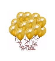 Metalik Gold Balon Buketi 20 Li