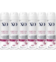 XO Deodorant 150ML Women-Kadın Sensitive & Effective (6 Lı Set)