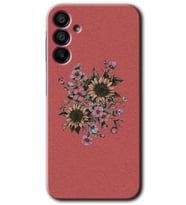 Galaxy A15 Kılıf HD Desen Baskılı Kılıf - Retro Çiçek