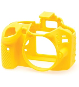 EasyCover Nikon D3200 Silikon Kılıf  ECND3200Y(Sarı)