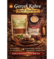 ÇareBurada 150 G Türk Kahvesi + Kaffka Dibek Kahvesi 150 G