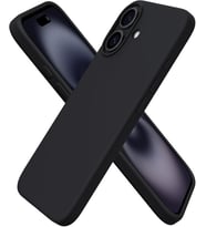 Iphone 16 Plus Lansman Kılıf Siyah Silikon Darbe Emici Ve Esnek