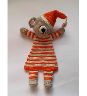 Uykucu Toby Uyku Arkadaşı Amigurumi Organik Oyuncak