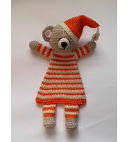 Uykucu Toby Uyku Arkadaşı Amigurumi Organik Oyuncak