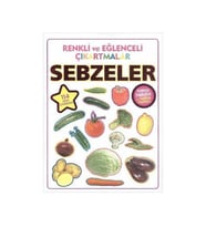 Renkli ve Eğlenceli Çıkartmalar: Sebzeler Parıltı Yayınları