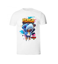 İsme Özel Brawl Stars Çocuk Yazlık Tişört Kısa Kollu Unisex