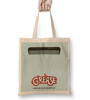 Grease Comb Movie Silhouette Bez Çanta Uzun Saplı