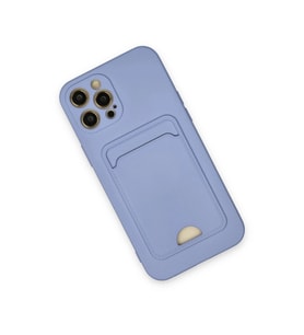 İphone 12 Pro Max Kılıf Kelvin Kartvizitli  - Lila