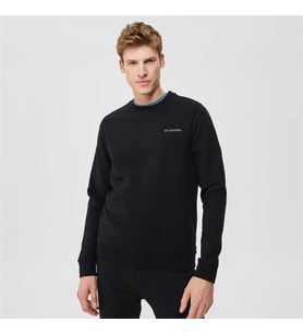 Columbia Cs0204 Basic Erkek Sweatshirt (Siyah)