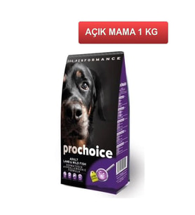 Prochoice Lamb Rice Kuzu Etli Köpek Maması 1 Kg AÇIK (Kahverengi)