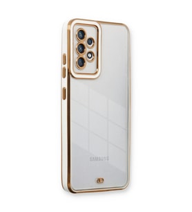 Samsung Galaxy A53 5g Kılıf Liva Lens Silikon - Beyaz