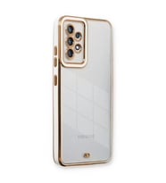 Samsung Galaxy A53 5g Kılıf Liva Lens Silikon - Beyaz