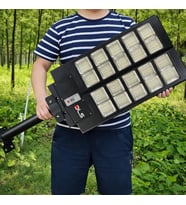 5'li Paket DLS 1000W Güneş Enerjili Solar Sokak Lambası Hareket Sensörlü LED Bahçe Aydınlatması