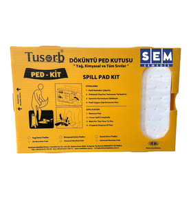 Semedis - Döküntü Ped Kutusu Ped-kit (yağ Emici) 20'li Kutu 40x25 Cm