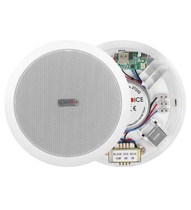 MagicVoice TPI-351 6’’ (16 CM) Hat Trafolu Alçıpan/Asma Tavan Tipi Hoparlör (6W RMS - MP3 USB Uyumlu) - Beyaz