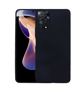 Vendas Xiaomi Redmi Note 11 Pro 5G Bisoft Serisi Yumuşak Rubber Silikon Kılıf (Siyah)