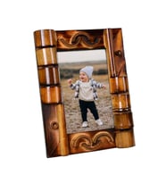 Kişiye Özel Fotoğraflı Bambu Çerçeve(15x20cm)