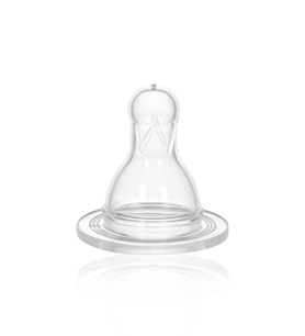 Wee Baby Silikon Biberon Emziği Az Akış No:1  0-6 Ay