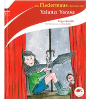 Yalancı Yarasa / Die Fledermaus,die Keine War Almanca - Türkçe Resimli Çocuk Kitabı Büyük Boy (Ciltli) - Engin Korell