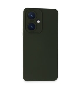 Vivo Y27 Kılıf Nano İçi Kadife Silikon - Koyu Yeşil