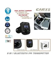 Bluetooth Fm Transmitter Car X8