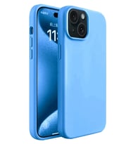 iPhone 15 Kılıf First Silikon - Mavi