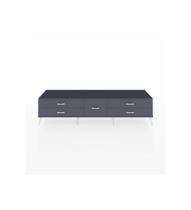Hyperion TV Ünitesi 5 Çekmeceli  220x44x51 Antrasit-Çam/Antrasit