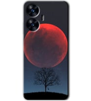 Realme C55 Kılıf HD Desen Baskılı Kılıf - Kanlı Ay