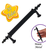 20 Adet Erciyes kulp Siyah 96 mm Kulp Mobilya Mutfak Dolabı Çekmece Dolap Kapak Kulpu Kulbu Metal Kulpları